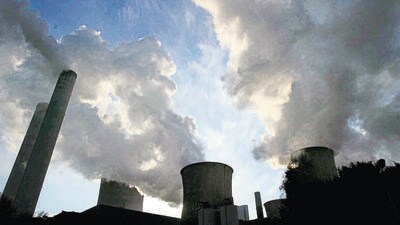 A coal power station. (BLOOMBERG) A coal power station. (BLOOMBERG)