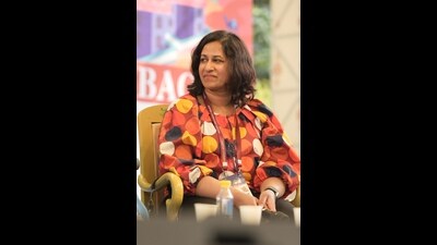 Author VV Ganeshananthan at JLF 2025 (Jaipur Literature Festival)