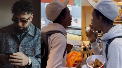 Badshah reacted to a video of a man eating chicken inside a vegetarian restaurant in London. Badshah reacted to a video of a man eating chicken inside a vegetarian restaurant in London.