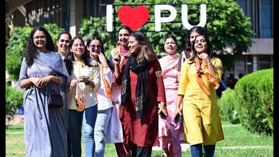 Despite women comprising approximately 52% of the student body, their representation in Panjab University student council leadership remains low. (HT File) Despite women comprising approximately 52% of the student body, their representation in Panjab University student council leadership remains low. (HT File)