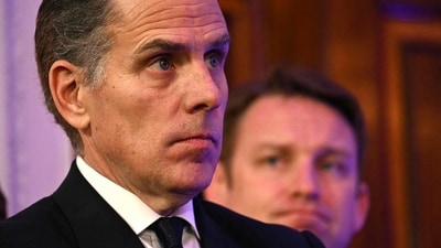Hunter Biden, son of US President Joe Biden, attends a Hanukkah holiday reception in the East Room of the White House on December 16, 2024. (AFP) Hunter Biden, son of US President Joe Biden, attends a Hanukkah holiday reception in the East Room of the White House on December 16, 2024. (AFP)