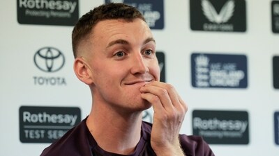 England's Harry Brook addresses a press conference ahead of the fourth Test. (PTI) England's Harry Brook addresses a press conference ahead of the fourth Test. (PTI)