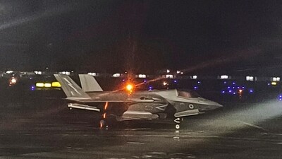 A British F-35B fighter jet has been stranded since June 14 at Thiruvananthapuram International Airport. (AP) A British F-35B fighter jet has been stranded since June 14 at Thiruvananthapuram International Airport. (AP)