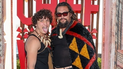 Jason Momoa with his son Nakoa Wolf Jason Momoa with his son Nakoa Wolf