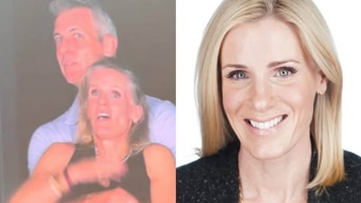 Kristin Cabot's marriage details were revealed a day after the Coldplay 'kiss cam' fiasco broke out (X) Kristin Cabot's marriage details were revealed a day after the Coldplay 'kiss cam' fiasco broke out (X)