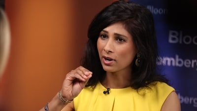 Gita Gopinath, first deputy managing director of International Monetary Fund (IMF), (Bloomberg) Gita Gopinath, first deputy managing director of International Monetary Fund (IMF), (Bloomberg)