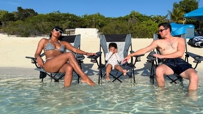 Malti took a vacation with mom Priyanka Chopra and dad Nick Jonas recently. Malti took a vacation with mom Priyanka Chopra and dad Nick Jonas recently.