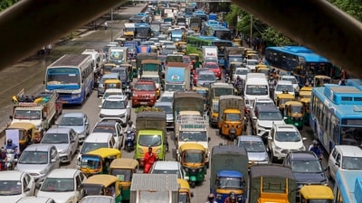 Promoted as a signature solution by Deputy Chief Minister DK Shivakumar, the tunnel road will feature only eight entry and exit ramps. (PTI) Promoted as a signature solution by Deputy Chief Minister DK Shivakumar, the tunnel road will feature only eight entry and exit ramps. (PTI)