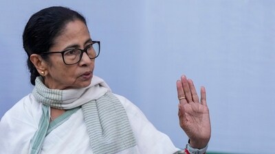 Mamata also alleged that the BJP and EC were “conspiring against Bengal”. (PTI) Mamata also alleged that the BJP and EC were “conspiring against Bengal”. (PTI)