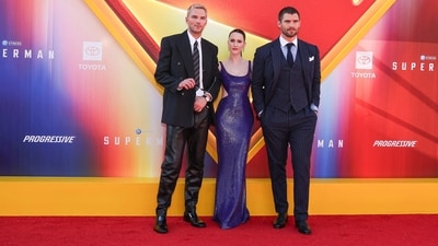 James Gunn's Superman, starring David Corenswet, Rachel Brosnahan and Nicholas Hoult, has become a box office hit. (AFP) James Gunn's Superman, starring David Corenswet, Rachel Brosnahan and Nicholas Hoult, has become a box office hit. (AFP)
