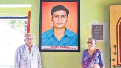 The parents of Harshal Bhalerao, who died in the blasts, were disappointed with the verdict. The parents of Harshal Bhalerao, who died in the blasts, were disappointed with the verdict.