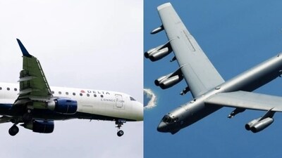 Once on the ground, the pilot apologized to passengers for the abrupt move and explained what had happened. (X/@JayTowers, X/@US_EUCOM) Once on the ground, the pilot apologized to passengers for the abrupt move and explained what had happened. (X/@JayTowers, X/@US_EUCOM)