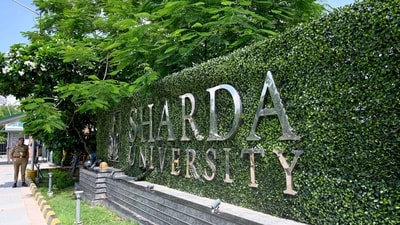 A student died committed suicide by hanging herself in Sharda University in Greater Noida. In the suicide note, the student has made serious allegations of harassment against a professor. (Sunil Ghosh/Hindustan Times) A student died committed suicide by hanging herself in Sharda University in Greater Noida. In the suicide note, the student has made serious allegations of harassment against a professor. (Sunil Ghosh/Hindustan Times)