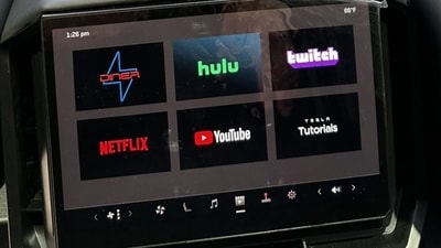 The Tesla diner app will automatically connect to vehicles there (X/@SawyerMerritt) The Tesla diner app will automatically connect to vehicles there (X/@SawyerMerritt)