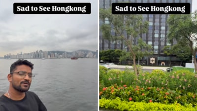 Vlogger Samal can be seen walking through a clean riverside in Hong Kong, as he points out what exactly makes foreign countries feel more “developed.” (Instagram/travelwithsamalvlogs) Vlogger Samal can be seen walking through a clean riverside in Hong Kong, as he points out what exactly makes foreign countries feel more “developed.” (Instagram/travelwithsamalvlogs)