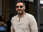 Bollywood actor Ajay Devgn during the promotion of his upcoming film Son of Sardaar 2, in Mumbai. Bollywood actor Ajay Devgn during the promotion of his upcoming film Son of Sardaar 2, in Mumbai.