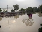 According to the Central Water Commission (CWC), the peak discharge touched 54,707 cusecs at 1 AM on Tuesday. According to the Central Water Commission (CWC), the peak discharge touched 54,707 cusecs at 1 AM on Tuesday.
