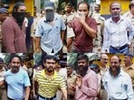 Accused persons in 7/11, 2006 serial train blastsbeing taken to the Sessions Court from the Arthur Road Jail in Mumbai. Accused persons in 7/11, 2006 serial train blastsbeing taken to the Sessions Court from the Arthur Road Jail in Mumbai.