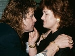 Ozzy and Sharon Osbourne when they were young. Ozzy and Sharon Osbourne when they were young.
