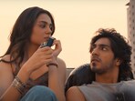 Saiyaara box office collection day 4: Aneet Padda and Ahaan Panday in a still from the film. Saiyaara box office collection day 4: Aneet Padda and Ahaan Panday in a still from the film.