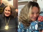 Ozzy Osbourne (L) and Trisha Paytas with her third child, Aquaman (R). Ozzy Osbourne (L) and Trisha Paytas with her third child, Aquaman (R).
