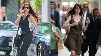 Anne Hathaway as Andrea Sachs, now and then (Photos: X) Anne Hathaway as Andrea Sachs, now and then (Photos: X)