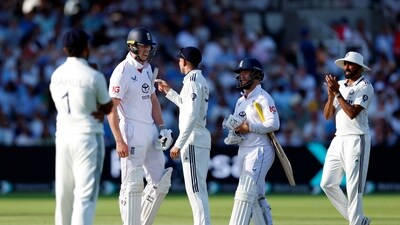 India captain Shubman Gill had a heated exchange with Zak Crawley during the Lord's Test. (Action Images via Reuters)