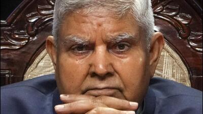 Jagdeep Dhankhar. (PTI) Jagdeep Dhankhar. (PTI)