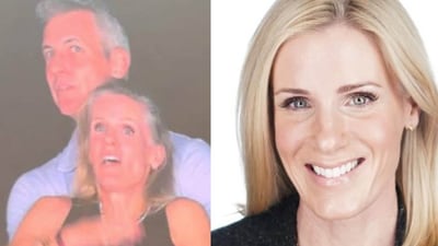 Kristin Cabot's marriage details were revealed a day after the Coldplay 'kiss cam' fiasco broke out (X) Kristin Cabot's marriage details were revealed a day after the Coldplay 'kiss cam' fiasco broke out (X)