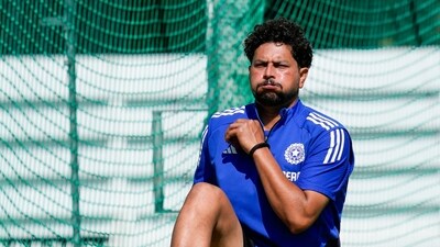 London: India's Kuldeep Yadav during a training session. (PTI) London: India's Kuldeep Yadav during a training session. (PTI)