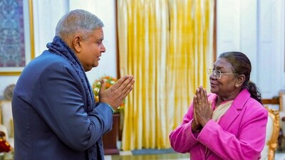 President Droupadi Murmu has accepted the resignation letter issued by Vice President Jagdeep Dhankhar (@VPIndia) President Droupadi Murmu has accepted the resignation letter issued by Vice President Jagdeep Dhankhar (@VPIndia)