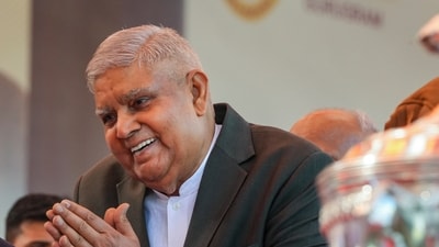 Vice President Jagdeep Dhankhar sent his resignation to President Droupadi Murmu on Monday, July 21, 2025, citing medical reasons. (PTI) Vice President Jagdeep Dhankhar sent his resignation to President Droupadi Murmu on Monday, July 21, 2025, citing medical reasons. (PTI)