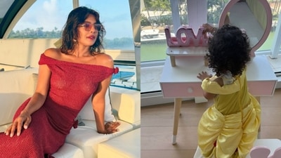 Priyanka Chopra shared adorable photos of daughter Malti Marie. Priyanka Chopra shared adorable photos of daughter Malti Marie.