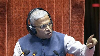 Rajya Sabha deputy chairperson Harivansh on Monday. (Sansad TV/ANI Video Grab)
