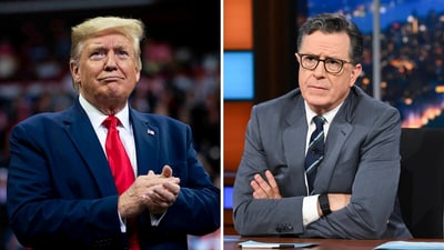 Stephen Colbert called out Donald Trump in his monologue on The Late Show on Monday. Stephen Colbert called out Donald Trump in his monologue on The Late Show on Monday.