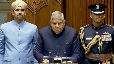 A file photo of Vice President Jagdeep Dhankhar. (Sansad TV)