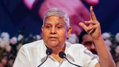 President Jagdeep Dhankhar sent his resignation to President Droupadi Murmu and said he was stepping down with immediate effect, citing medical reasons. (PTI) President Jagdeep Dhankhar sent his resignation to President Droupadi Murmu and said he was stepping down with immediate effect, citing medical reasons. (PTI)