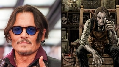 Hyde's artwork is modeled after Johnny Depp Hyde's artwork is modeled after Johnny Depp