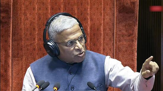 Rajya Sabha deputy chairperson Harivansh on Monday. (Sansad TV/ANI Video Grab)