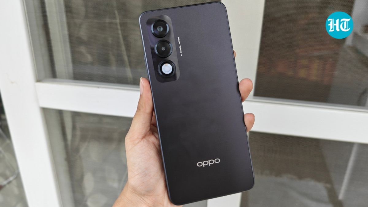 Oppo K13x offers an IP54 rating for water and dust resistance. It also offers military-grade certifications for durability. (Aishwarya Panda-HT ) Oppo K13x offers an IP54 rating for water and dust resistance. It also offers military-grade certifications for durability. (Aishwarya Panda-HT )