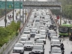 Wednesday morning's rain added to the traffic snarls and waterlogging that have become a hallmark of Delhi-NCR during the monsoon season. Wednesday morning's rain added to the traffic snarls and waterlogging that have become a hallmark of Delhi-NCR during the monsoon season.
