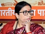BJP leader Smriti Irani 