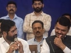 Shinde has asked all the ministers who belong to his party, Shiv Sena, to route all their files through him before they are sent to CM Fadnavis for a final nod. (Satish Bate/HT PHOTO)