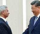 External Affairs Minister S Jaishankar meets China President Xi Jinping, in Beijing. (@DrSJaishankar X)