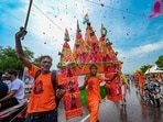 A large number of kanwariyas moving through Delhi caused massive traffic jams across the city, leaving many commuters stuck for hours. Traffic across Anand Vihar to Apsara Border was restricted till 8 AM on July 23 due to the Kanwar Yatra crossing from the route. 
