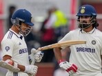 Manchester: India's Yashasvi Jaiswal, left, reacts after his bat broke on day one of the fourth test cricket match between India and England Manchester: India's Yashasvi Jaiswal, left, reacts after his bat broke on day one of the fourth test cricket match between India and England