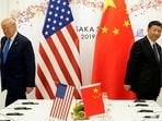 U. President Donald Trump with China's President Xi Jinping in Osaka, Japan.
