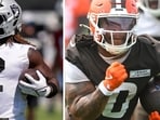 Ashton Jeanty to Quinshon Judkins, here are 20 rookies for you to consider adding to your draft (AP Photo/John Locher, AP Photo/David Richard, file)