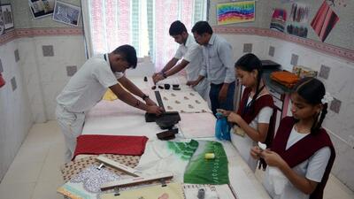 (Representative image)In some cases, a single teacher covers two or three schools in a week, hampering students’ learning, particularly in lab-based and practice-oriented subjects, a senior official said (Rishikesh Choudhary) (Representative image)In some cases, a single teacher covers two or three schools in a week, hampering students’ learning, particularly in lab-based and practice-oriented subjects, a senior official said (Rishikesh Choudhary)