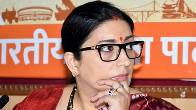 BJP leader Smriti Irani (ANI) BJP leader Smriti Irani (ANI)